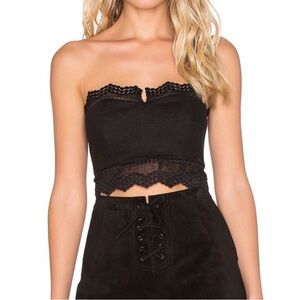 Stone Cold Fox Black Aries Tube Top